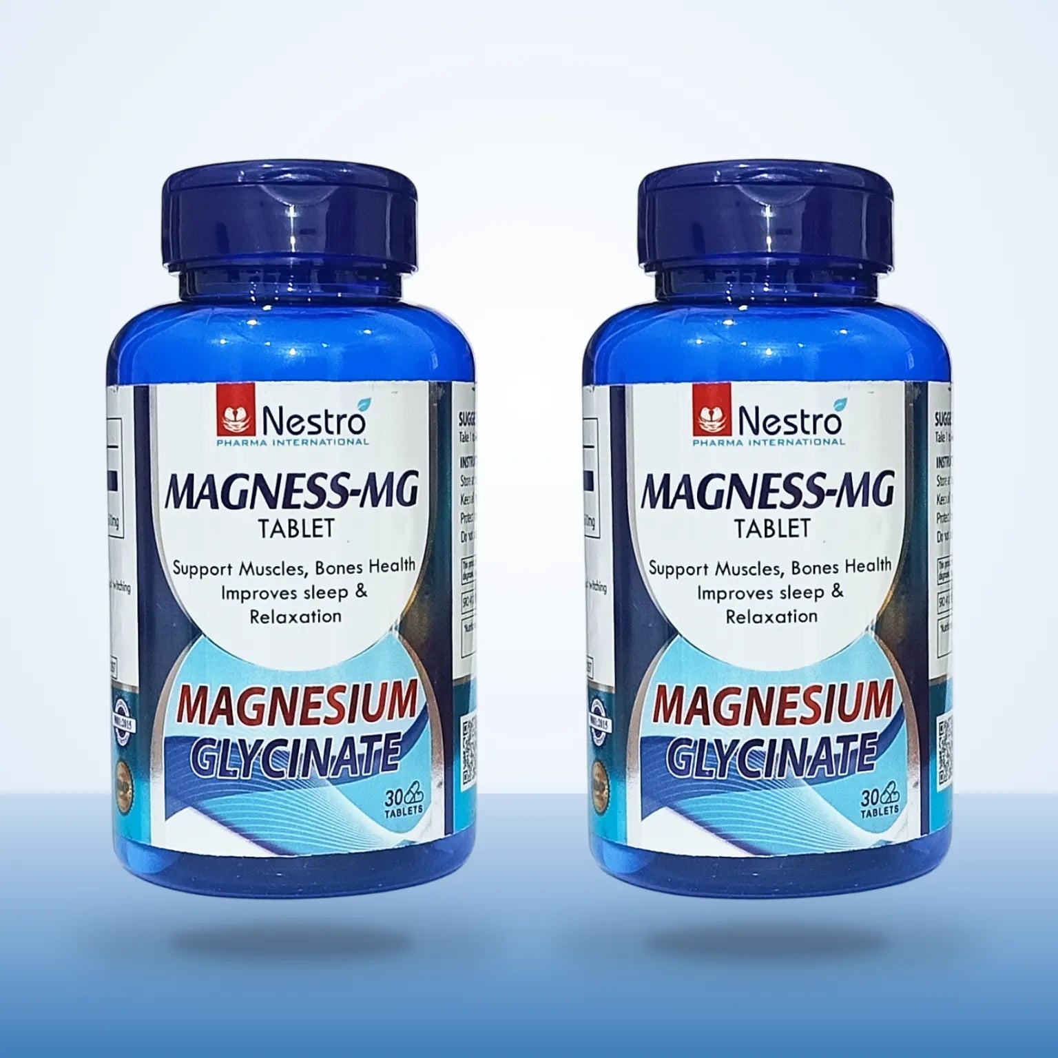 Magnesium Glycinate Tablets 500mg (Magness-MG) 30 Ct