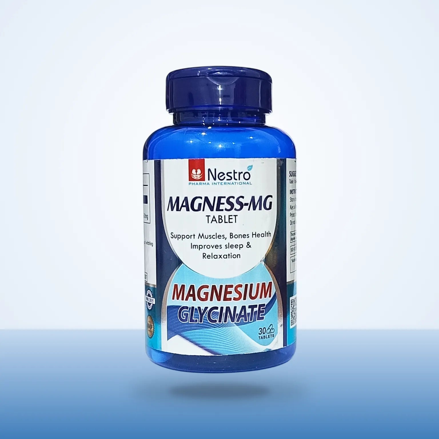 Magnesium Glycinate Tablets 500mg (Magness-MG) 30 Ct